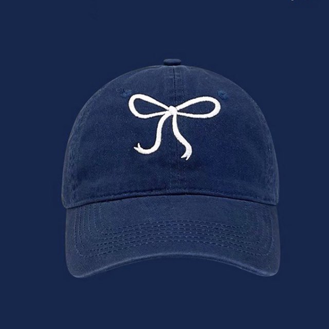 RXIRUCGD Women's Baseball Cap Adjustable Classic Low Printed Unconstructed Plain Cap Hat( Navy )