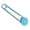 Blue, variant on NTCLHFXU Ergonomic Cardboard Perforation Cutter, Rotary Perforating Tool for Thick Cardstock Laminated Sheet Crafting Packaging