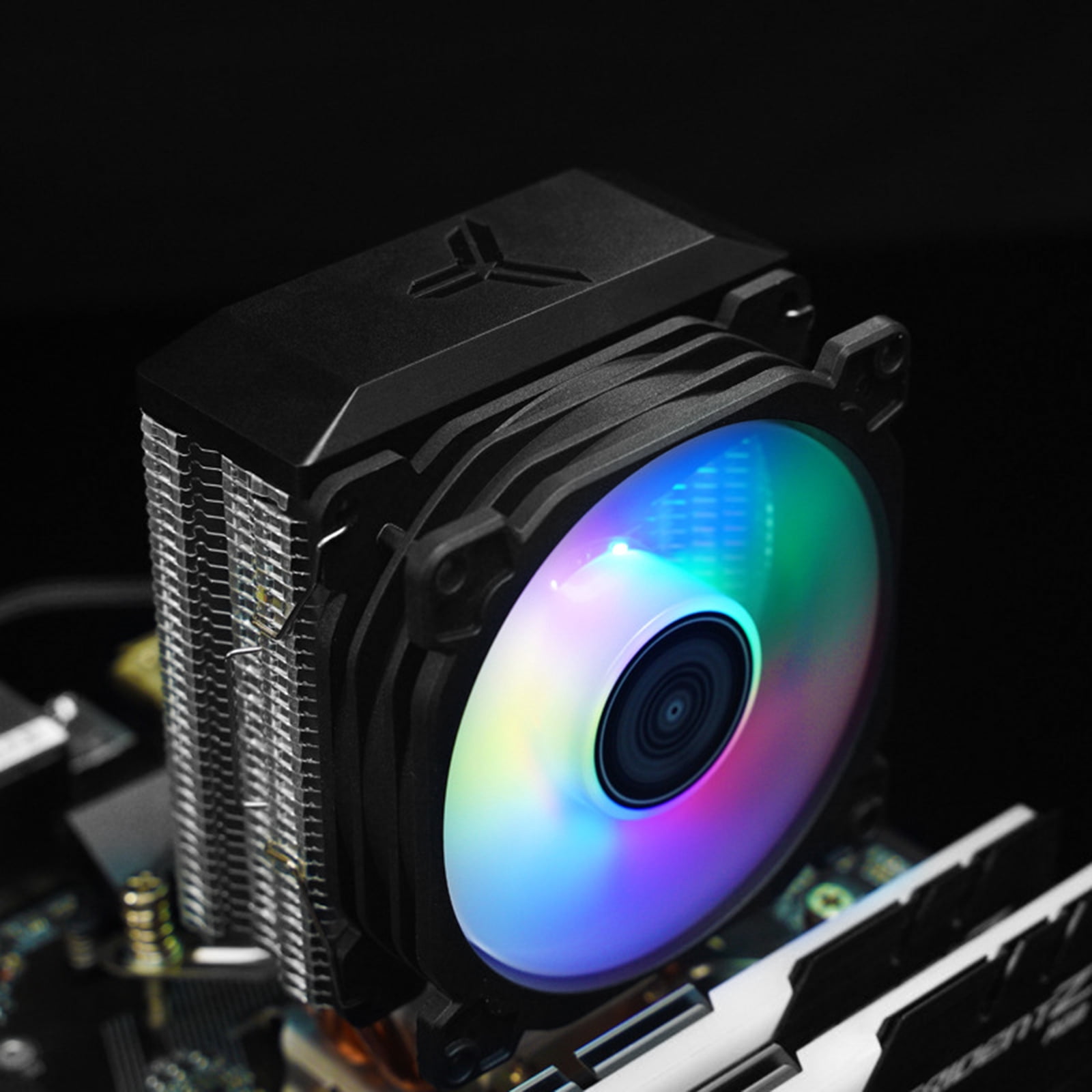 CR1300 3 Heat-pipes Tower 9cm 4 Pin PC Computer Cooling CPU Cooler Fan RGB 12V PWM Radiator Heatsink for AMD/LGA 1151