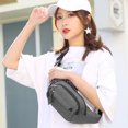 thumbnail image 3 of Waist Bag: Runner Hip Pouch Running bag Beltbag Sport Slim Fashionable for Jogging Hiking Woman Man - grey, 3 of 5