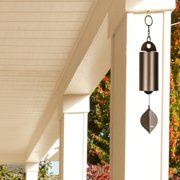 Woodstock Wind Chimes Heroic Windbell 24 Inches Antique Copper Deep Tone Gong Garden Decor Wind Chimes for Outside