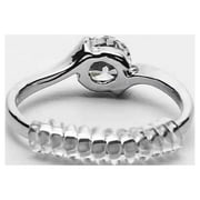 Walbest Ring Size Adjuster for Loose Rings - 5 Pack - Spiral Silicone Tightener Set, Jewelry Sizer, Mandrel for Making Jewelry Guard, Spacer, Sizer, Fitter