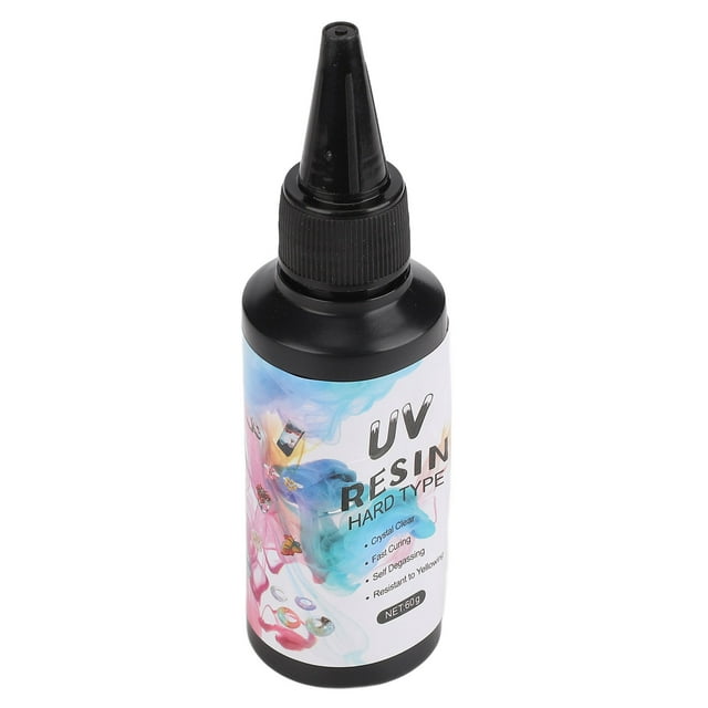 Pegamento UV, Resina UV Transparente de Curado Rápido Para Decoraciones Artesanales Hechas A Mano, Figuras, Accesorios de Ropa, Fabricación de Joyas