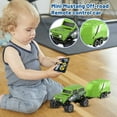 thumbnail image 4 of 64 Scale Rc Truck With Lights, 4Ghz Remote Control Rechargeable Mini Truck With Trailer, Phone App-Controlled Shock-Absorbing Beach Off-Road Toy For Teens, 4 of 4