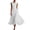 White, variant on Women's Sleeveless Cowl Neck Chiffon Midi Dress Ruched Waist Fitted A Line Flowy Dress formal Evening Gown Wedding Guest Party Dress White