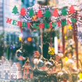 thumbnail image 4 of Banner de Navidad Banderas Conjunto de Banderines Colgantes Guirnalda Feliz Navidad Letra Árbol de Navidad Elk Triángulo para el Hogar Dormitorio Tienda M Afortunado Sencillez, 4 of 5