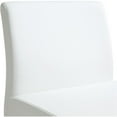 thumbnail image 6 of Maklaine 27" Contemporary Fabric Counter Stools in White (Set of 2), 6 of 9