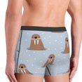 thumbnail image 3 of Goofa Playful Walrus Wonders Printed Men's Boxer Briefs Underwear, Moisture-Wicking Underwear, Trunk,Soft and Breathable Cotton Underwear-XX-Large, 3 of 9