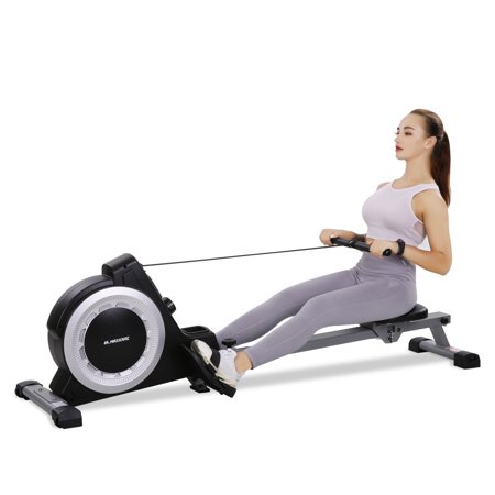 MaxKare Rowing Machine Indoor Foldable Magnetic Rower with 16 Level Adjustable Resistance, Max Weight Capacity243 lbs. Weight Capacity for Home Cardio Exercise Training