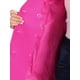 thumbnail image 5 of Abrigo de mujer INSPIRE CHIC, abrigo de doble botonadura con solapa, abrigo de invierno hasta el muslo, talla XL, color rosa intenso, 5 of 6