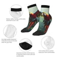 thumbnail image 5 of Naloa Flying Parrots In Jungle Ankle Socks for Women Non Slip Socks No Show Socks Classic Low Cut Casual Socks Casual Socks, 5 of 7