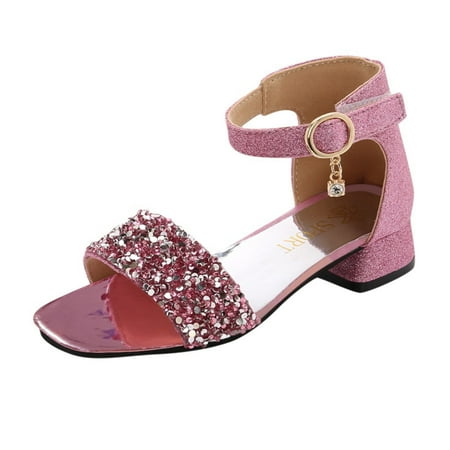 

Children Kids Baby Girls Bling Sequins Dance Princess Shoes Sandals