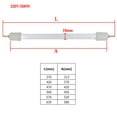 thumbnail image 4 of heating tubes for shrink film packaging machine quartz tube radiant heater radiant quartz tube heaters 220V 500W 370-630mm, 4 of 4
