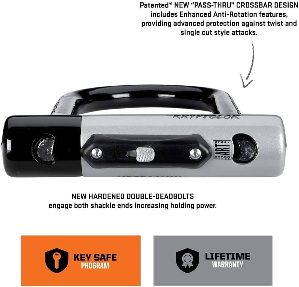 Kryptonite KryptoLok U-Lock 5 x 9" Black