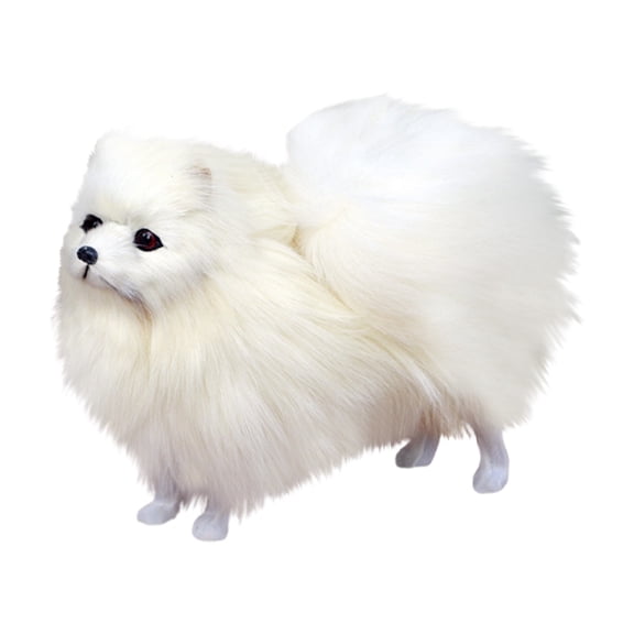 Realistic Stuffed Animal Dog Plush Toy With Soft Fur And Lifelike Details For Kids Birthday Gift And Cuddle Companion For Ages 3 To 6 Years Cute Puppy Figurine For Imaginative Play And Home Decoratio