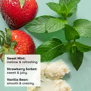 eos 100% Natural & Organic Lip Balm- Strawberry, Mint, Vanilla - 0.14 oz, 3 pack