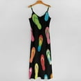 thumbnail image 5 of Colorful Flip Flops Sleeveless Dress Loose Women's Dress Dresses Luxury Evening Dresses, 5 of 9