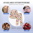 thumbnail image 7 of KLL Butterflies and Roses Sleepwear Mens Flannel Pajamas,Long Cotton Pj Set, 7 of 7