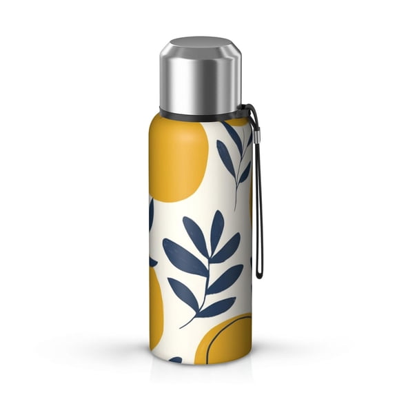20 Oz Boho Abstract Art Coffee Tumbler Double Wall Insulated Stainless Steel Water Bottle | Metal Reusable Thermoses Flask with Cup Cap | Leak & Sweat Proof with Anti-Dust Lid