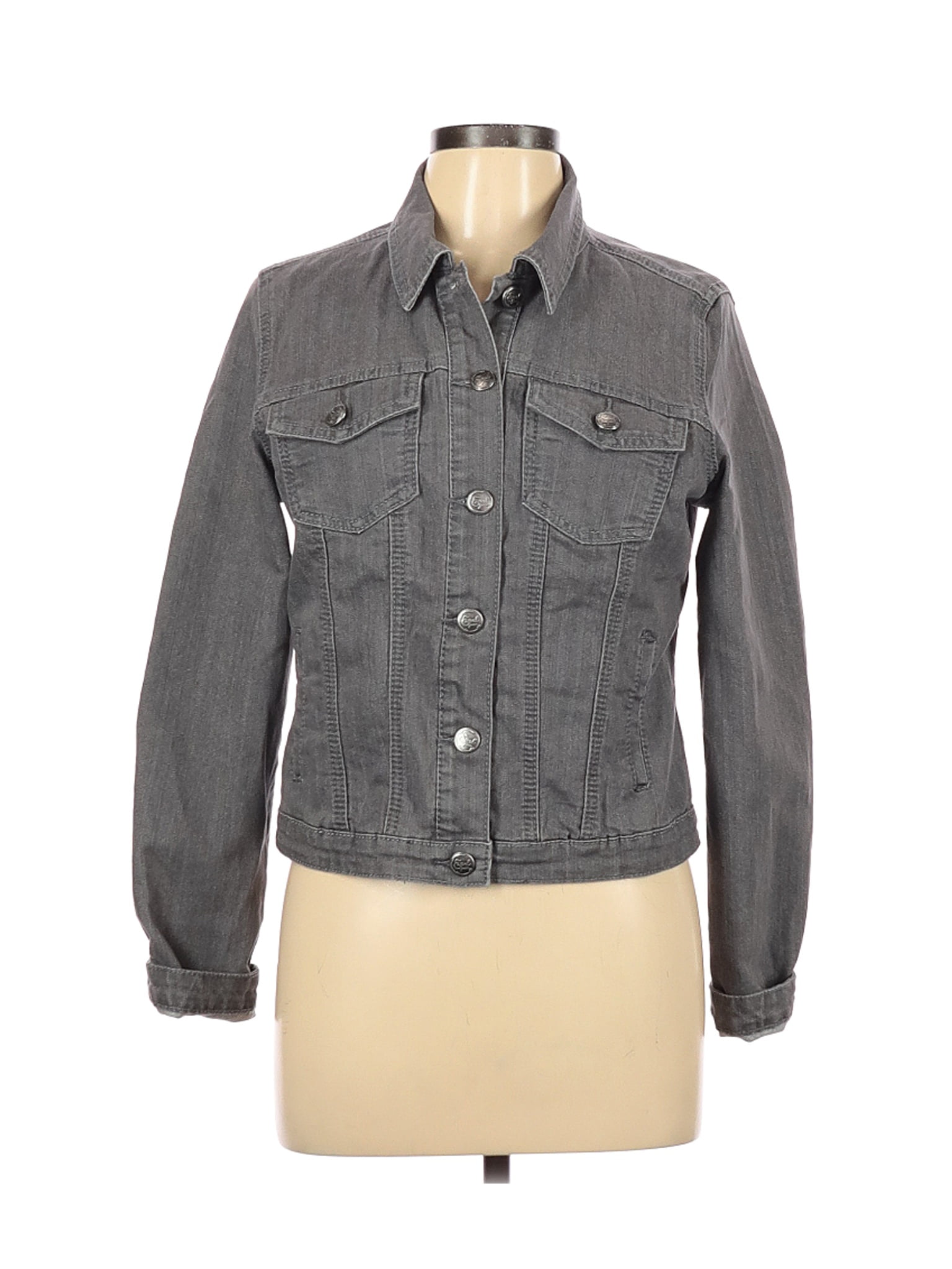 Earl Jean PreOwned Earl Jean Women's Size M Denim Jacket Walmart