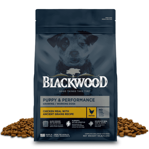 Blackwood Puppy & Performance Chicken Meal with Ancient Grains 10 lb