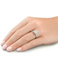 thumbnail image 3 of Pompeii Certified 3.40Ct Round Cut Diamond Engagement Ring 14k Gold Lab Grown, 3 of 8