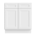 thumbnail image 4 of Furinno Shaker Bath Vanity Cabinet without Top , Ready to Assemble, 21 D x 30 W x 34.5 H, White, 4 of 8