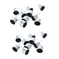 thumbnail image 1 of 20 x 2 Pin Mini MIC Capsula Microfono de Condensador Electret Plateado Negro, 1 of 4
