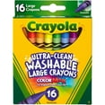 thumbnail image 3 of Crayola Washable Large Color MAx Crayons (16 Count, 3 of 4