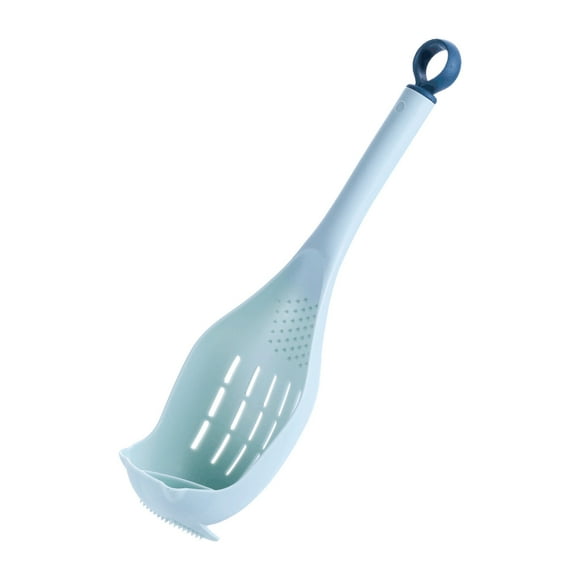 Cuillère de Cuisson Multifonctionnelle - pour Écraser, Cuisiner, Égoutter, en Plastique, Facile à Nettoyer, Design avec Trou de Suspension, 1 Pce