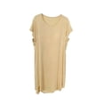 thumbnail image 2 of BUIGTTKLOP Nightgowns for Women Short Sleeve Nightdress Round Neck Sleepshirts Loose Fitted Pajamas Dresses, 2 of 6