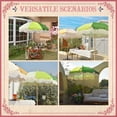 thumbnail image 4 of LAGarden 6 Ft Fringe Umbrella Replacement Canopy Top Cover Outdoor Patio Green, 4 of 6