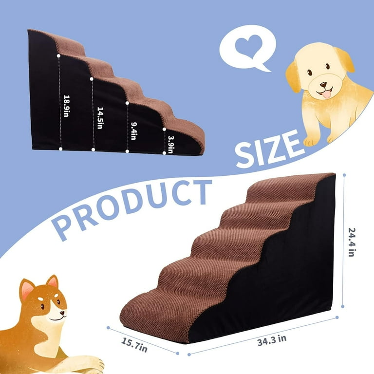 Density Foam Extra Wide Pet Steps Amazon Foam Steps For Large Dogs