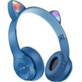 thumbnail image 1 of large Auriculares con Oreja De Gato Bluetooth 5.0 para Niños Auriculares Inalámbricos Estéreo Plegables Montados En La Cabeza con Micrófono Luz Led Y Control De Volumen Compatible, 1 of 1