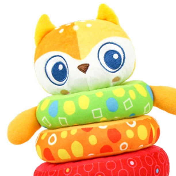 Set De 7 Anillos Apilables De Silicona Con Koala - Juguete Educativo Montessori Para Bebés De 6 A 18 Meses