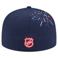 thumbnail image 4 of Men's-New Era  Navy Detroit Red Wings Americana Fireworks 59FIFTY Fitted Hat, 4 of 5