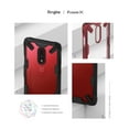 thumbnail image 2 of Ringke Fusion-X Case Compatible with OnePlus 7, Transparent Hard Back Shockproof Advanced Bumper Cover - Ruby Red, 2 of 8