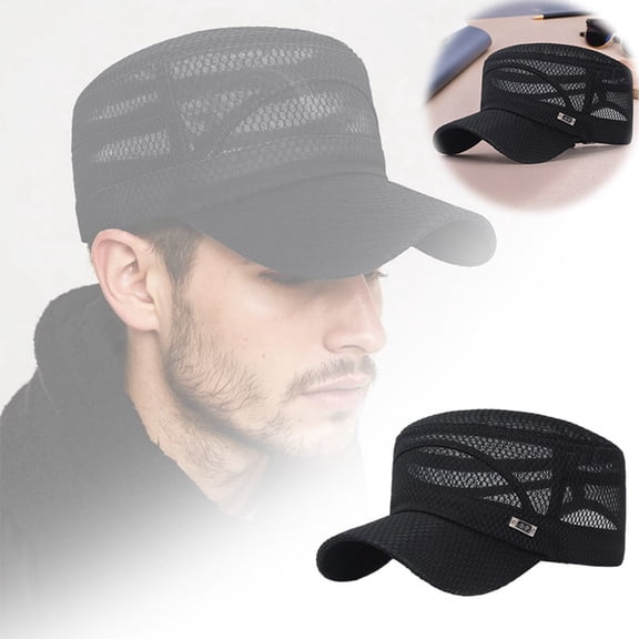 Breathable Outdoor Sports Baseball Cap Quick Dry Mesh Sun Protection Dad Hat Running Hiking Hat For Adults A