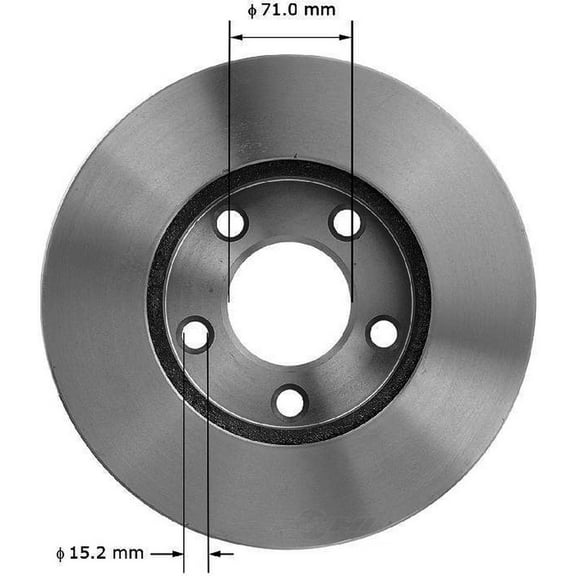 BENDIX PRT1911 Bendix Brake Rotor Fits select: 2002 ,2003-2004 FORD MUSTANG
