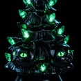 thumbnail image 4 of Halloween Decorations, 8 Inch Lighted Black Cat Resin Halloween Tree, Vintage LED Spooky Cat Tree Lamp, Indoor Tabletop Halloween Decor for Home Party, 4 of 7