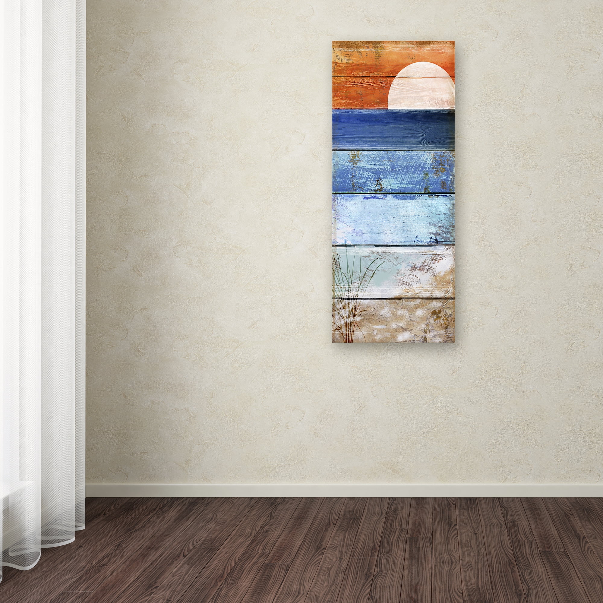 Color Bakery 'Beach Moonrise II' Canvas Art
