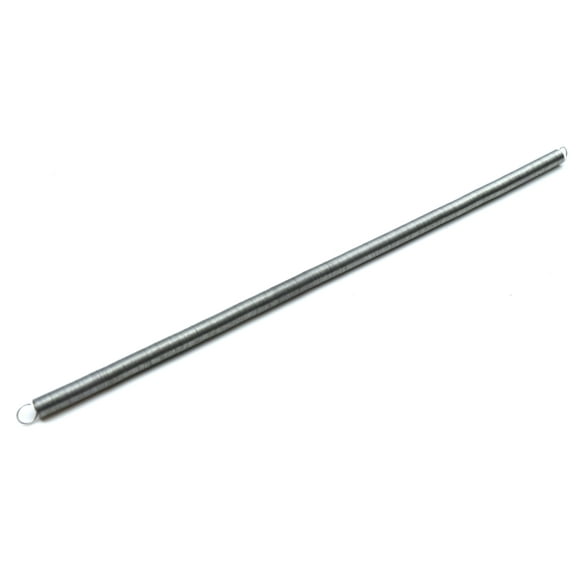 Extension Spring, Steel - 9" long, 0.25" diameter - Looped Ends - Eisco Labs