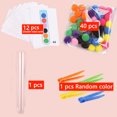 thumbnail image 1 of Rainbow Counting Pompoms Children‘s Toys Sorting Cup Montessori Sensory Toys Preschool Learning Activities Math Toys, 1 of 1