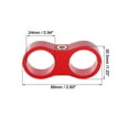 thumbnail image 4 of Unique Bargains 4pcs Hose Separator Clamp Fitting Adapter with Wrench for Car Aluminum Alloy, 4 of 7