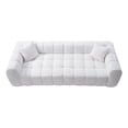 thumbnail image 3 of AENKYO 103" Oversized Cloud Boucle Sofa, Modern 4-Seater Deep Seat Couch, No Assembly, Cloud White, 3 of 8