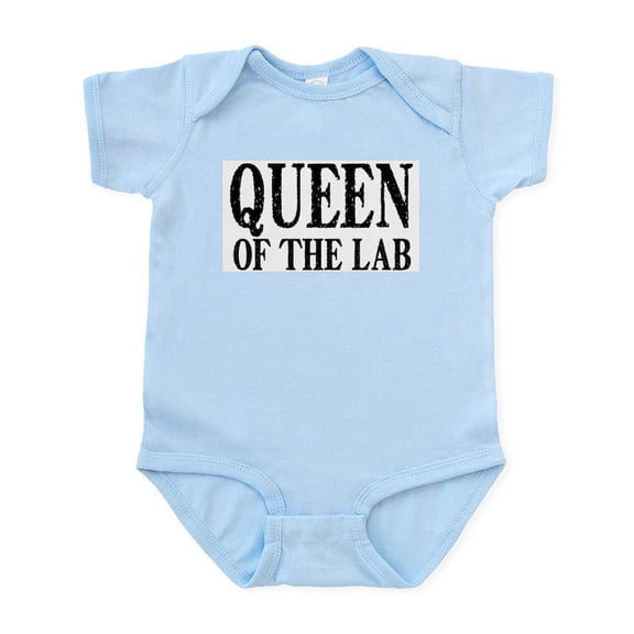 CafePress - Queen Of The Lab Infant Bodysuit - Baby Light Bodysuit, Size Newborn - 24 Months