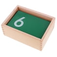 thumbnail image 2 of Material de Matemáticas Montessori 0-9 Números de Papel en Caja de Madera Juguetes Educativos Baoblaze Juguete Montessori, 2 of 5