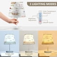 thumbnail image 3 of Bedside Table Lamp, Fully Dimmable Lamp with USB Interface Cable for Bedroom Living Room, Office, Dorm Easter Bunnies and Baskets, 3 of 8