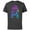 Charcoal, variant on Star Wars R2-D2 Neon Gradient - Short Sleeve Cotton T-Shirt for Adults - Customized-Black