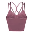 thumbnail image 3 of Tinglu Sling Tube Top Fitness Yoga Vest Pads Wrapped Chest Tank Tops Sport Bras, 3 of 8